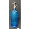 Image 1 : J.W. SUTHERLAND - BARLEY TWIST - COBALT ACID-ETCHED - SYPHON BOTTLE