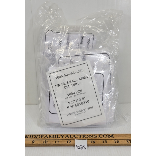 QTY OF SMALL ARMS CLEANING SWABS