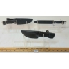 Image 4 : LOT OF 3 - KNIVES W/ SHEATHS
