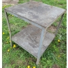 Image 1 : METAL WORK TABLE - WOOD TOP 