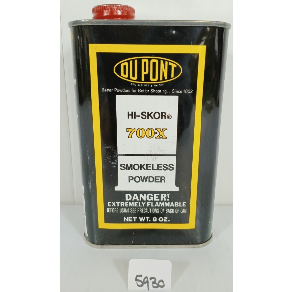 POWDER: DU POINT HI-SKOR 700X SMOKELESS POWDER