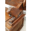 Image 7 : OAK MONKS BENCH HALL SEAT - MID 20TH CENTURY