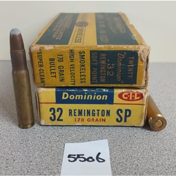 AMMO: 40X DOMINION .32 REM - 170GR - SP
