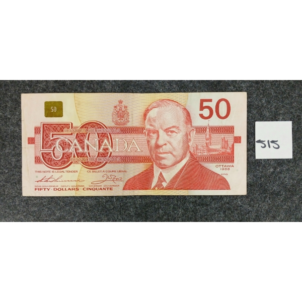 1988 CDN $50 BANKNOTE