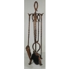 Image 4 : COPPER FIREPLACE SET