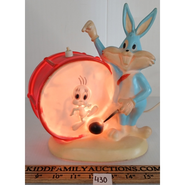 1964 COMBEX RUBBER LOONEY TUNES LAMP