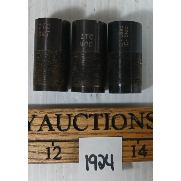 LOT OF 3 - ITC 12GA CHOKE TUBES
