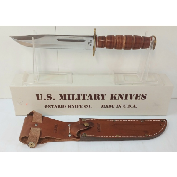 U.S.M.C. COMBAT KNIFE W/ SHEATH