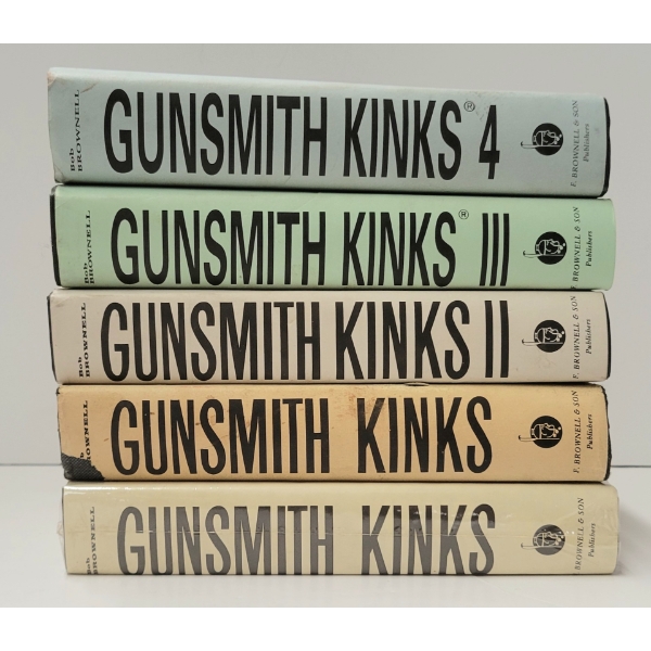 LOT OF 5 - GUNSMITH KINKS BOOKS - VOL. 1-4