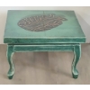 Image 4 : FOOT STOOL W/ HAND PAINTED TURTLE DESIGN