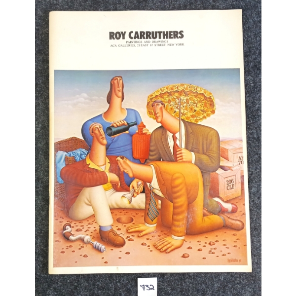 "ROY CARRUTHERS PAINTINGS & DRAWINGS" BY WARREN FORMA SOFTCOVER PUBLICATION