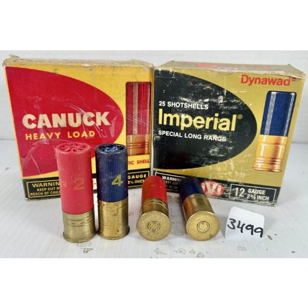 AMMO: 50X CIL & IVI 12 GA 2-3/4IN NO.2 & NO.4