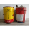 Image 5 : LOT OF 2 - ESSO & WHITE ROSE EN-AR-CO MOTOR OIL PAILS - 5GAL