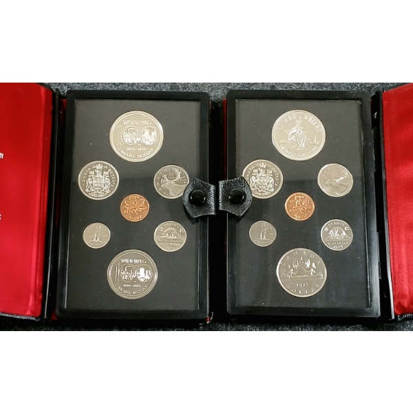 LOT OF 2 - 1974 & 1975 RCM UNCIRCULATED DOUBLE DOLLAR PROOF SETS 