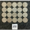 Image 1 : LOT OF 20 - 1940-1964 CDN 25 CENT COINS