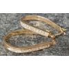 Image 1 : PAIR OF 10K GOLD HOOP EARRINGS
