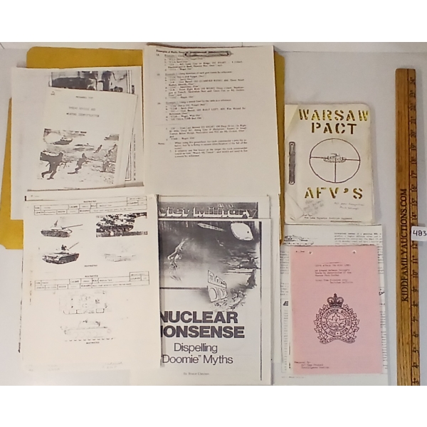 1980'S CDN ARMED FORCES ARMOURED DEFENSE TRAINING PACKAGE