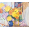 Image 2 : FLORAL STILL LIFE BY P. HAYDEN - FRAMED OIL ON CANVAS BOARD