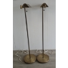 Image 3 : LOT OF 2 - BRASS-FINISHED SWING ARM FLOOR LAMPS