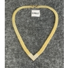 Image 2 : GOLD PLATED NECKLACE W/ SIMULATED DIAMONDS