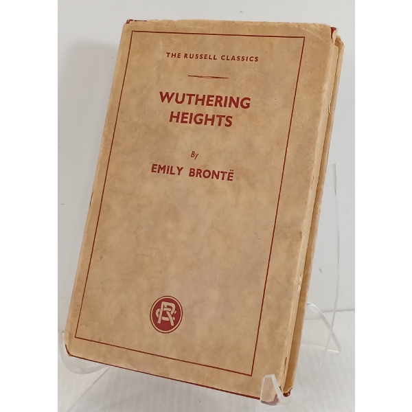 "WUTHERING HEIGHTS" BY EMILY BRONTE - BOUND IN LEATHER CLOTH