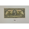 1937 BANK OF CANADA $20 BANKNOTE