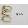 Image 2 : LOT OF 3 - GOLD RINGS - INCL 10KT