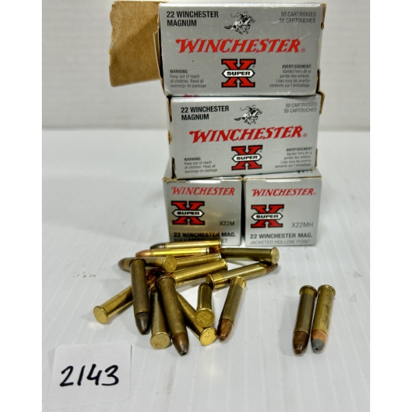 AMMO: 215X MIXED .22 WMR
