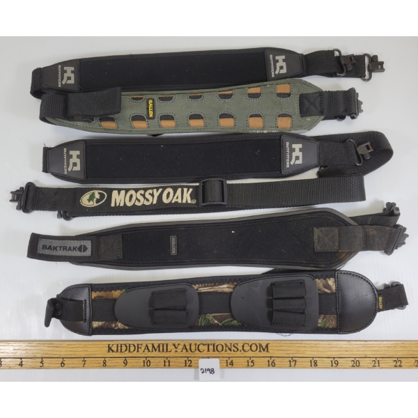 LOT OF 6 - GUN SLINGS - INCL ALLEN, MOSSY OAK, ETC