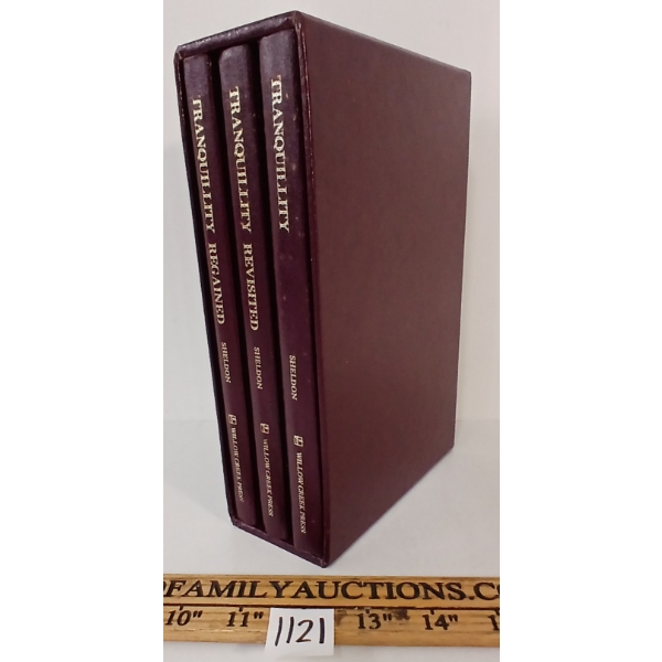 LOT OF 3 - H.P. SHELDON BOOKS - "TRANQUILLITY", "TRANQUILLITY REVISITED" & "TRANQUILLITY REGAINED"