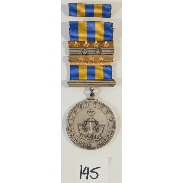 1960 POLICE SERVICE MEDAL - S.G. INGRAM