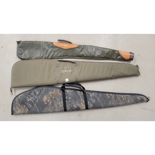LOT OF 3 - SOFT LONG GUN CASES - INCL REDHEAD & EDWARDS-DAY