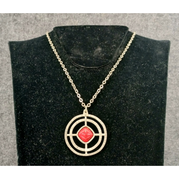 RED JASPER PENDANT NECKLACE