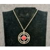 Image 1 : RED JASPER PENDANT NECKLACE