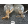 Image 5 : LOT OF 2 - J.J. MCLAUGHLIN & KOCH'S - CLEAR ACID-ETCHED - 26OZ SELTZER BOTTLES