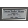 Image 4 : MAURICE RICHARD #9 AUTOGRAPH, PATCH & PHOTO - FRAMED