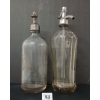 Image 4 : LOT OF 2 - EUREKA MINERAL WATER CO. & JOSEPH FURIE  - CLEAR SAND BLASTED - SELTZER BOTTLES