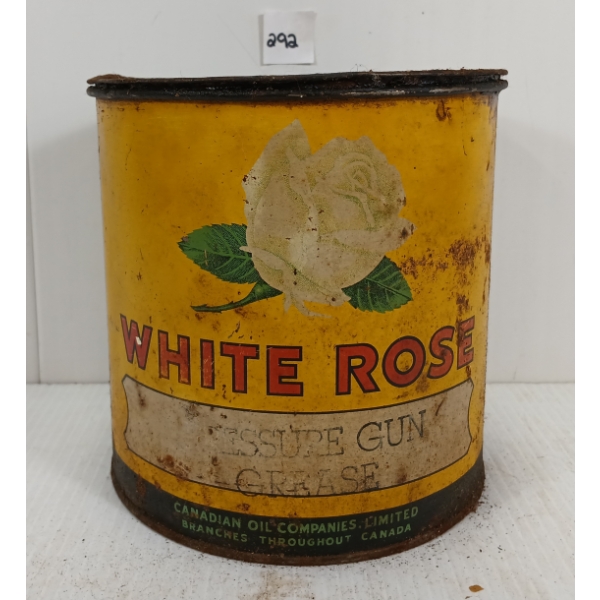 WHITE ROSE PRESSURE GUN GREASE 5LB CAN