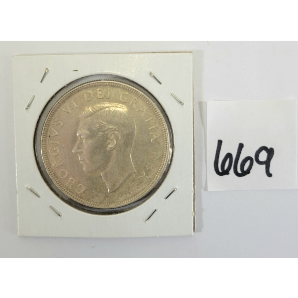 1951 CDN SILVER DOLLAR - FWL