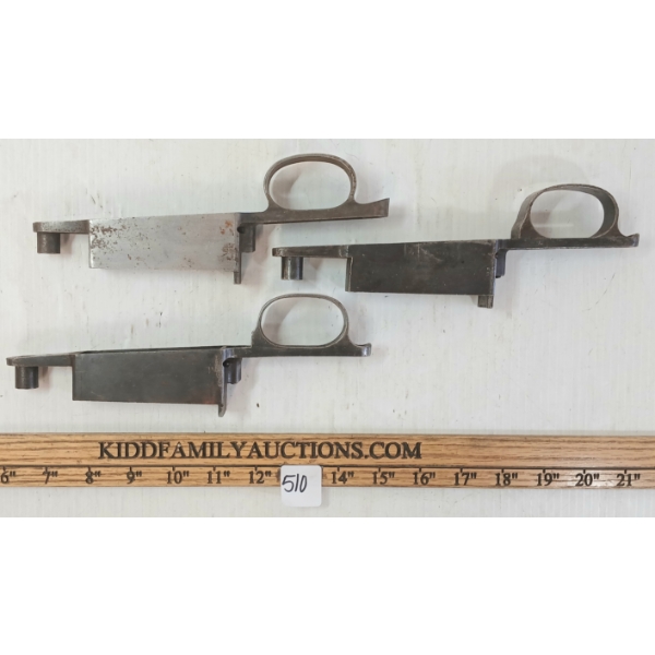 LOT OF 3 - MILITARY RIFLE TRIGGER GUARDS