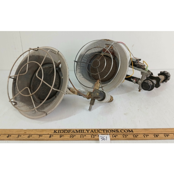 LOT OF 2 - PROPANE TANK TOP HEATERS
