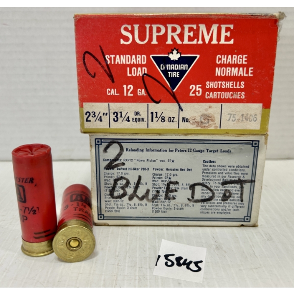 AMMO: 50X 12 GA 2-3/4 IN NO 2 - RELOADS