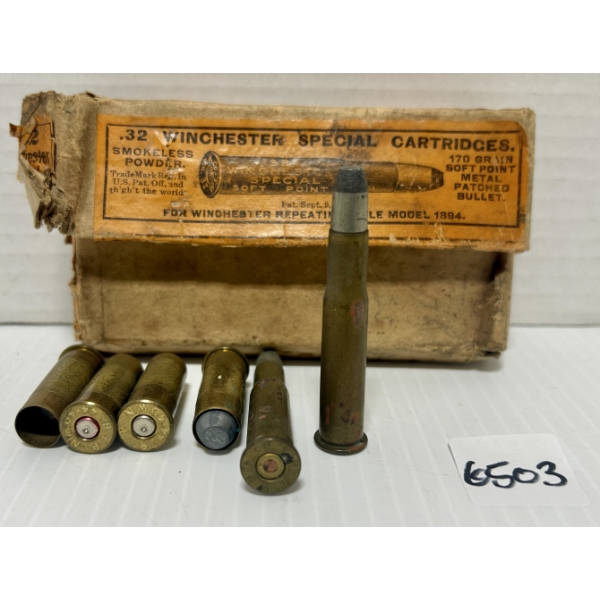 AMMO: 7X WIN .32 WN SPL 170 GR & 4X .44-40 WIN MISFIRES