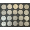 Image 2 : LOT OF 20 - 1968 CDN 25 CENT COINS 