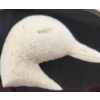 Image 2 : CANADIAN NATIVE AUTHENTIC FRAMED CARIBOU HAIR TUFTING BY JESSIE WASTASTICOOT