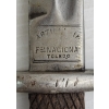 Image 2 : ARTILLERIA NACIONAL TOLEDO SPANISH MAUSER BAYONET W/ LEATHER SCABBARD