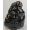 Image 2 : "LARGE FACE 3 EYES" BY GIDEON QAUQJUAQ - STONE