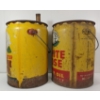 Image 3 : LOT OF 2 - WHITE ROSE ULTRA MOTOR OIL CANS - 5 GAL