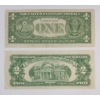 Image 2 : LOT OF 2 - 1957 & 1963 SILVER CERTIFICATE DOLLAR & $2 RED SEAL BANKNOTES