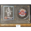 Image 1 : 1992 SCORE NHL MONTREAL CANADIENS MAURICE RICHARD HOCKEY CARD & PUCK - AUTOGRAOHED